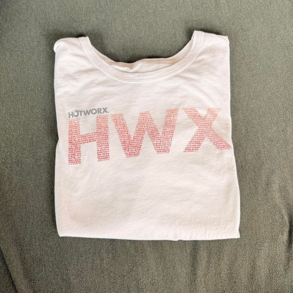 Women's Pink and White Crop-top